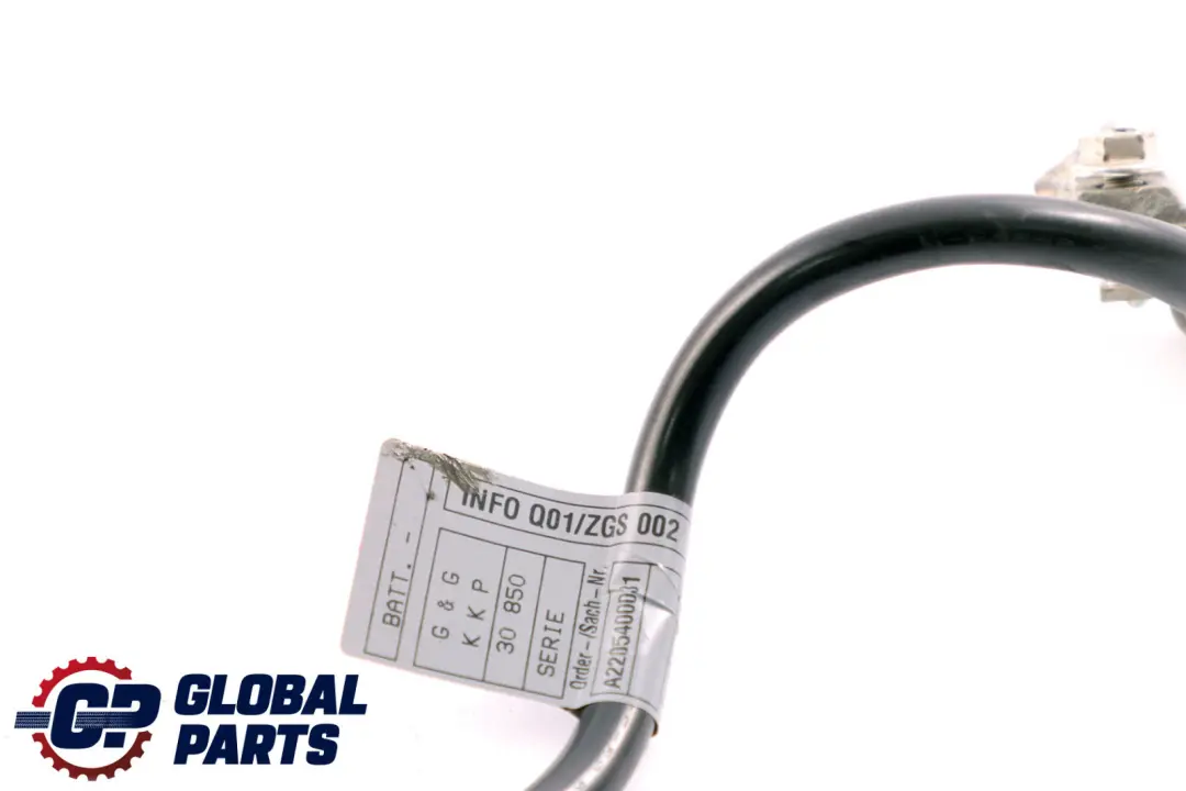 Clase A B S W169 W220 W245 Bateria Cable Negativo para Mercedes con número de pieza A2205400031 Mercedes Clase A B S W169 W220 W245 Bateria Cable Negativo - SKU A2205400031 - Número de pieza A2205400031
