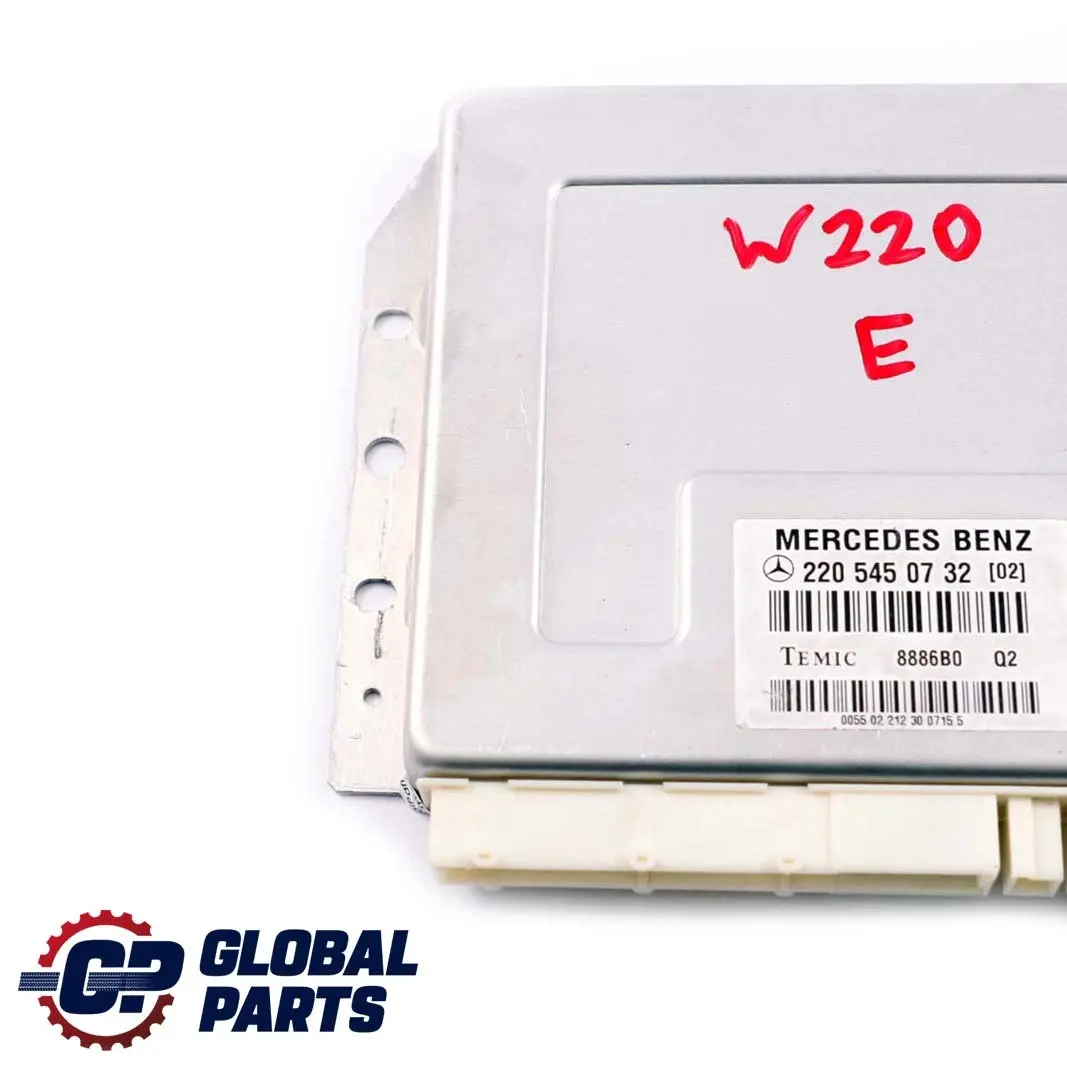 Mercedes-Benz S-Klasse W220 Airmatic Luftfederung Steuergerät ECU für mit Teilenummer A2205450732 Mercedes-Benz S-Klasse W220 Airmatic Luftfederung Steuergerät ECU - SKU A2205450732 - Teilenummer A2205450732