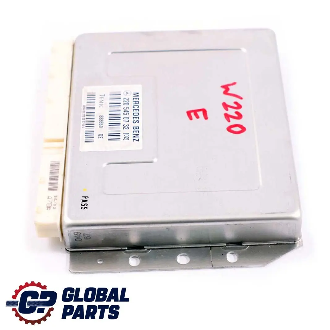 Mercedes-Benz S-Klasse W220 Airmatic Luftfederung Steuergerät ECU für mit Teilenummer A2205450732 Mercedes-Benz S-Klasse W220 Airmatic Luftfederung Steuergerät ECU - SKU A2205450732 - Teilenummer A2205450732
