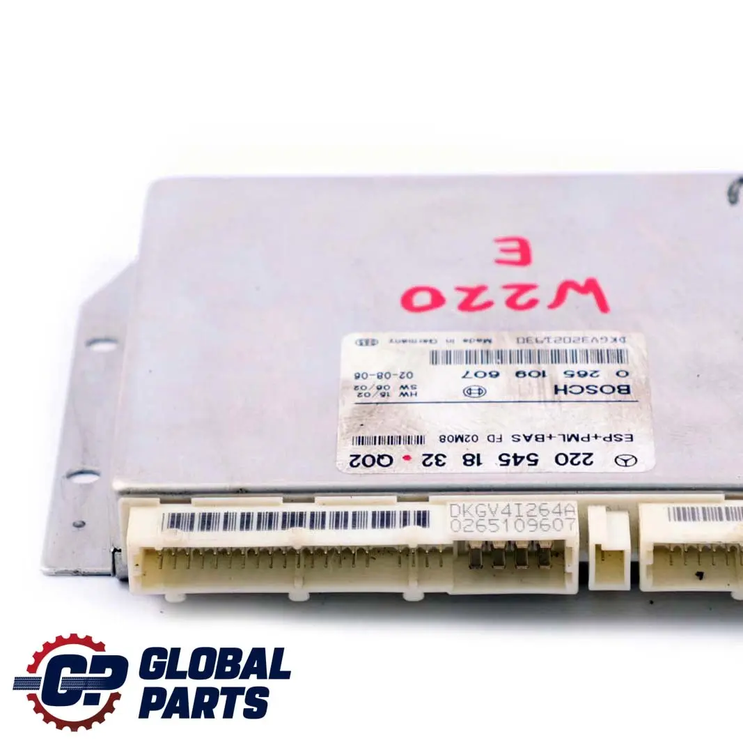  Mercedes-Benz CL S C215 W220 ESP PML BAS Control Unit Module ECU - SKU A2205451832 - Part number A2205451832
