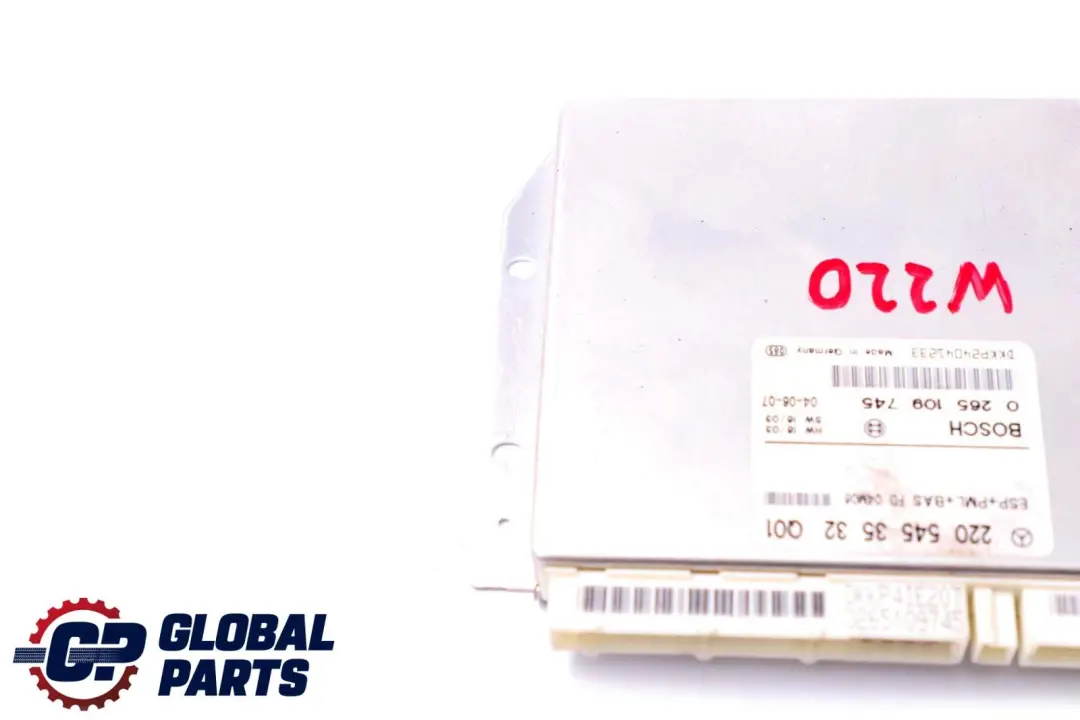 Klasse C215 W220 ESP PML BAS Steuergerät ECU Modul für Mercedes CL S mit Teilenummer A2205453532 Mercedes CL S Klasse C215 W220 ESP PML BAS Steuergerät ECU Modul - SKU A2205453532 - Teilenummer A2205453532