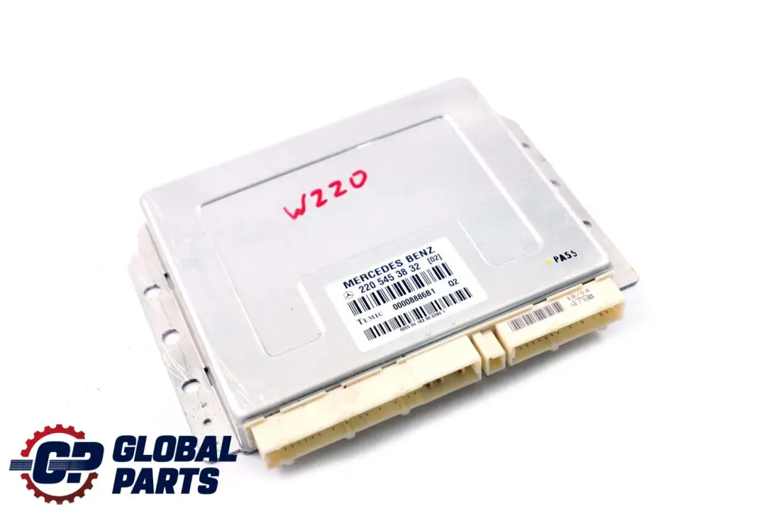 Airmatic Air Suspension Control Unit Module ECU to Mercedes S W220 with Part number A2205453832 Mercedes S W220 Airmatic Air Suspension Control Unit Module ECU - SKU A2205453832 - Part number A2205453832