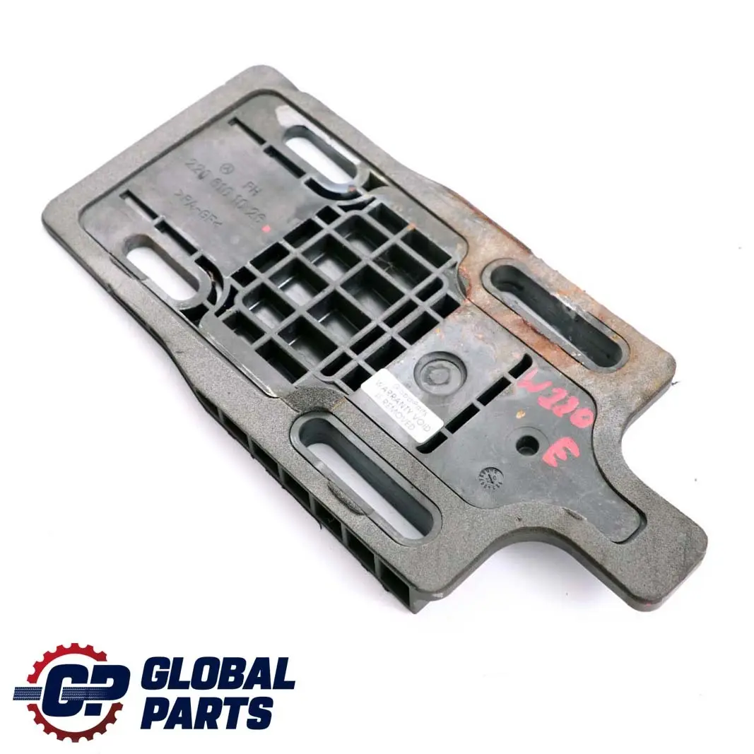 Mercedes-Benz S W220 Rear Bumper Mount Crash Bar Bracket Plate to with Part number A2206101026 Mercedes-Benz S W220 Rear Bumper Mount Crash Bar Bracket Plate - SKU A2206101026 - Part number A2206101026