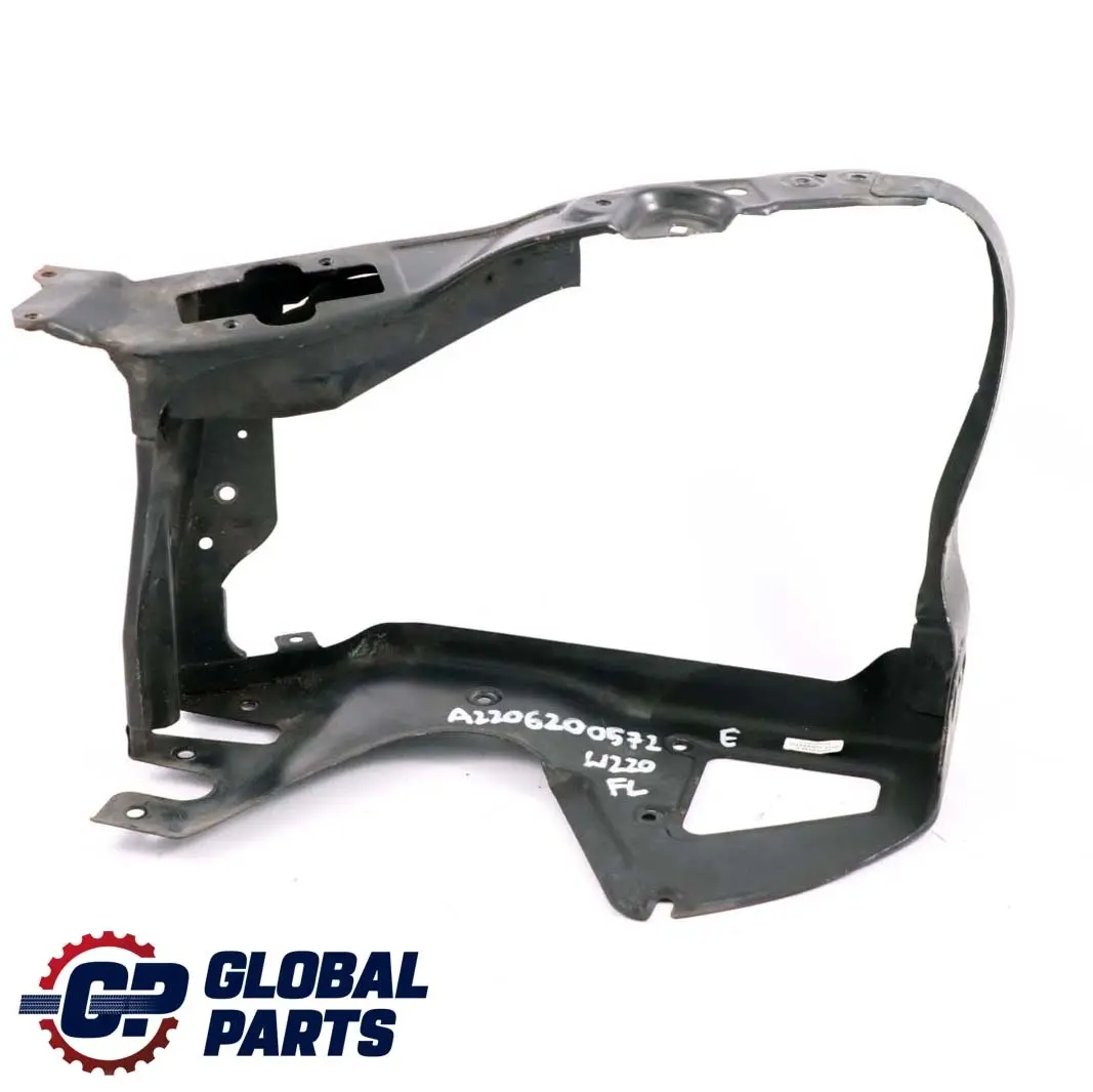Supporto Telaio Faro Anteriore Sinistro per Mercedes S-Class W220 con numero di parte A2206200572 Mercedes S-Class W220 Supporto Telaio Faro Anteriore Sinistro - SKU A2206200572 - Numero di parte A2206200572
