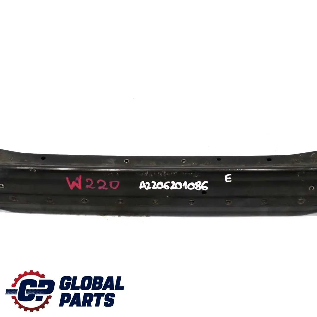 Benz S Class W220 Front Bumper Carrier Cross Member Support Bar to Mercedes with Part number A2206201086 Mercedes Benz S Class W220 Front Bumper Carrier Cross Member Support Bar - SKU A2206201086 - Part number A2206201086