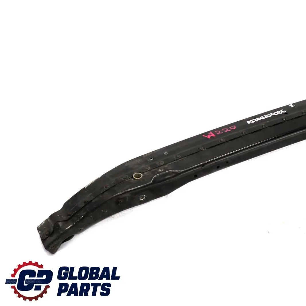 Benz Clase S W220 Front Bumper Carrier Cross Member Support Bar para Mercedes con número de pieza A2206201086 Mercedes Benz Clase S W220 Front Bumper Carrier Cross Member Support Bar - SKU A2206201086 - Número de pieza A2206201086