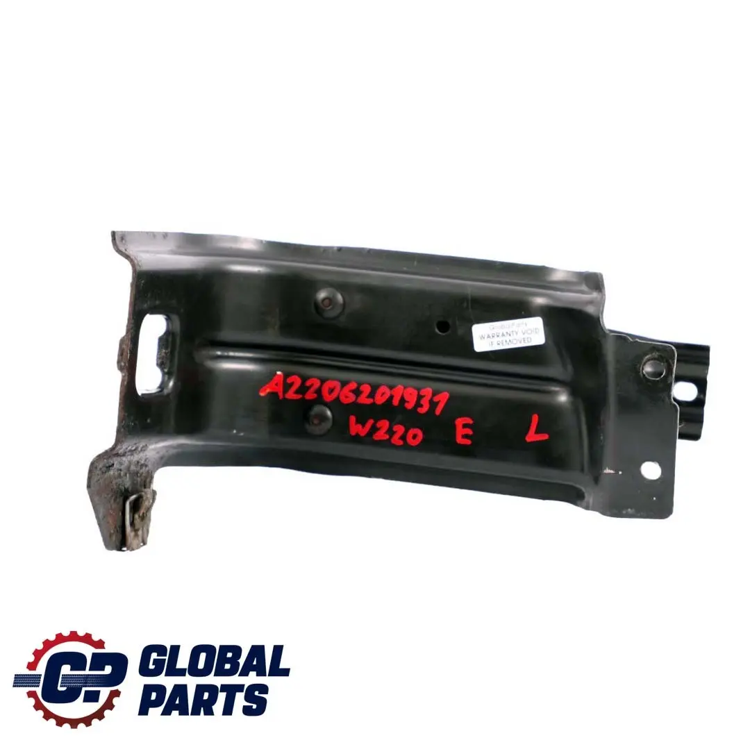  Mercedes-Benz S-Class W220 Front Left N/S Slam Panel Support Holder - SKU A2206201931 - Part number A2206201931