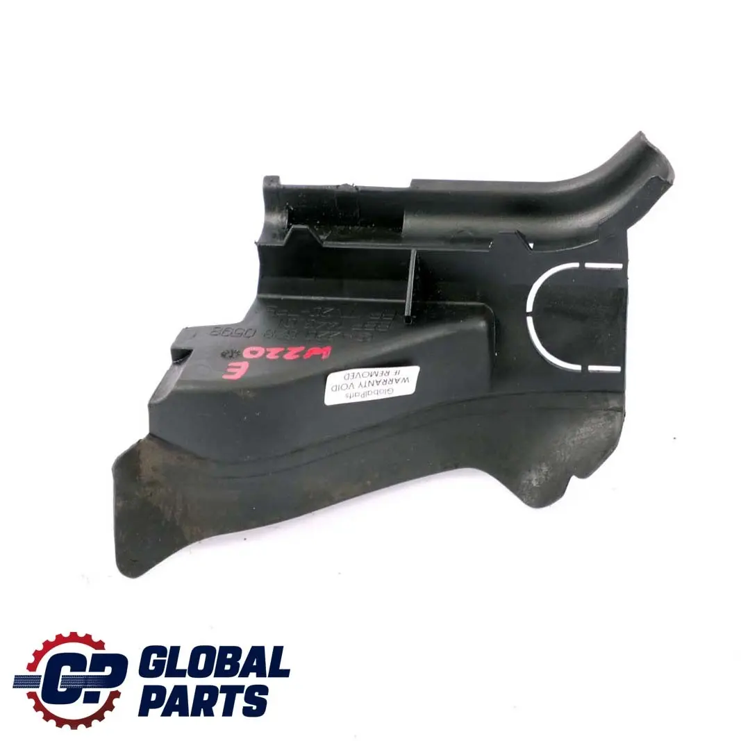 Radiatore staffa pannello deflettore aria sinistra per Mercedes S W220 con numero di parte A2206280598 Mercedes S W220 Radiatore staffa pannello deflettore aria sinistra - SKU A2206280598 - Numero di parte A2206280598