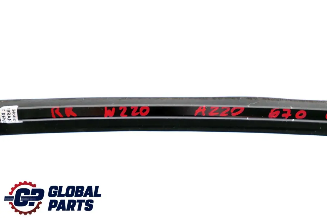 Mercedes-Benz S-Class W220 Rear Window Right O/S Ornamental Trim to with Part number A2206700222 Mercedes-Benz S-Class W220 Rear Window Right O/S Ornamental Trim - SKU A2206700222 - Part number A2206700222