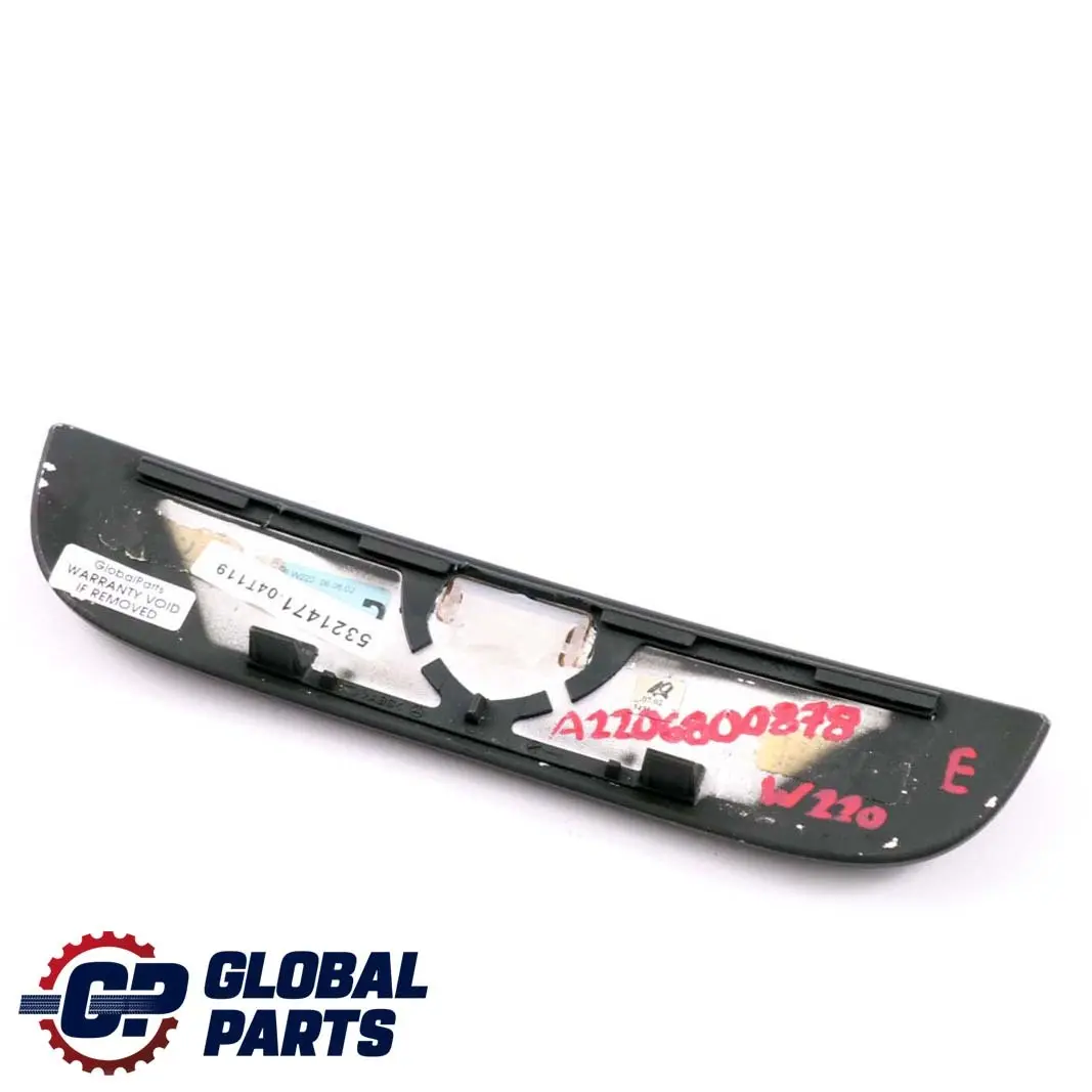 Mercedes-Benz S W220 Ashtray Cover Trim Dashboard Dash Console Wood to with Part number A2206800878 Mercedes-Benz S W220 Ashtray Cover Trim Dashboard Dash Console Wood - SKU A2206800878 - Part number A2206800878