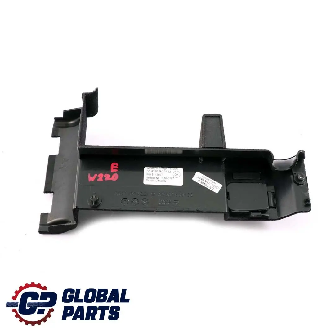  Mercedes-Benz S W220 Centre Console Right Storage Tunnel Insert - SKU A2206803152 - Part number A2206803152
