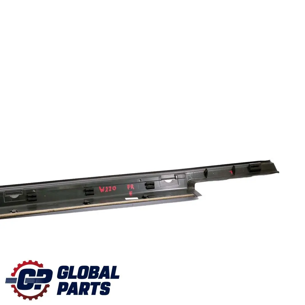 Mercedes-Benz S W220 1 Front Right O/S Door Sill Step Plate Entrance Cover Trim to with Part number A2206804435 Mercedes-Benz S W220 1 Front Right O/S Door Sill Step Plate Entrance Cover Trim - SKU A2206804435-1 - Part number A2206804435