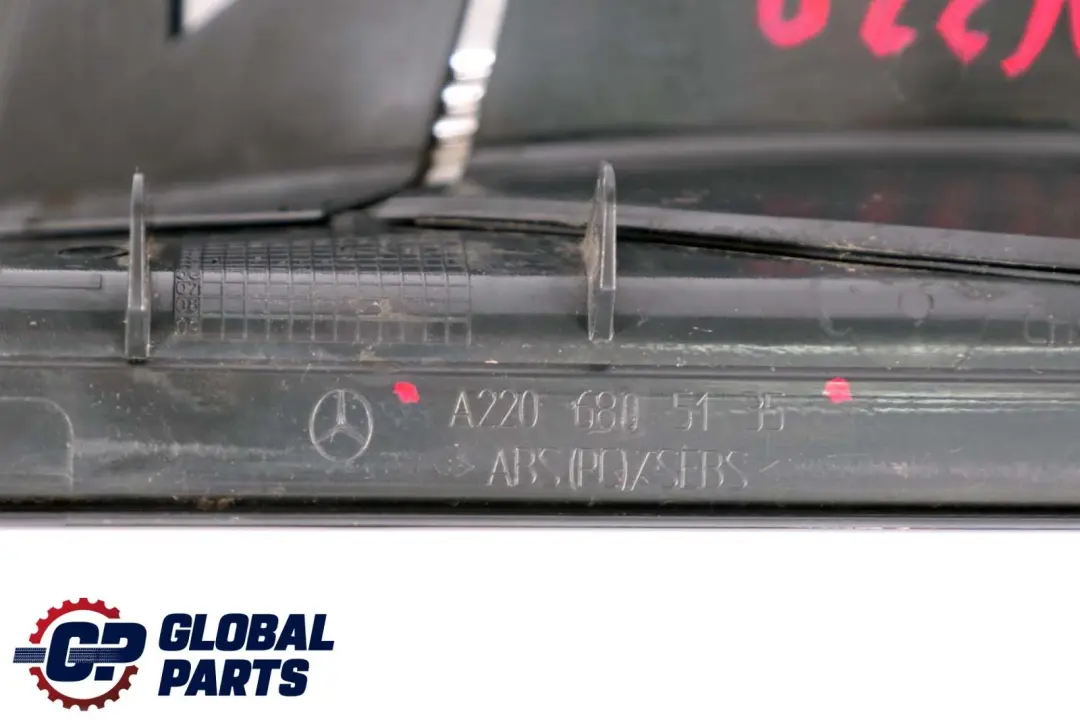 Mercedes-Benz S-Class W220 Rear Left Door Sill Step Plate Entrance Cover Trim  - SKU A2206805135 - Part number A2206805135