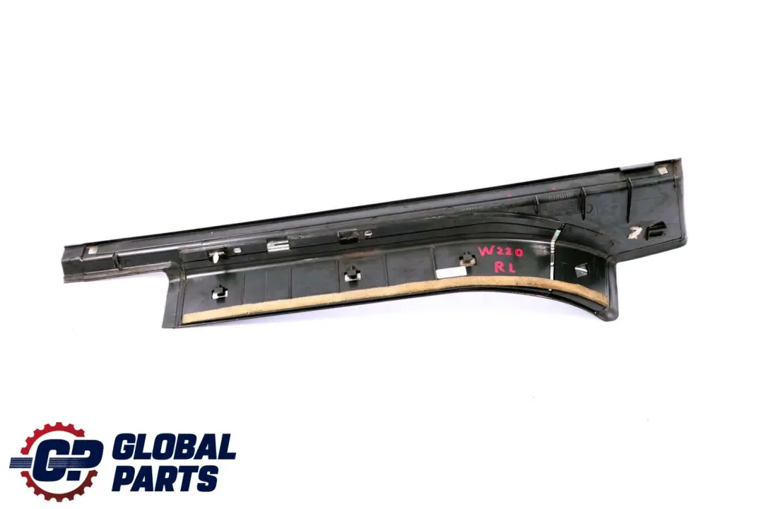 Mercedes-Benz S-Class W220 Rear Left Door Sill Step Plate Entrance Cover Trim to with Part number A2206805135 Mercedes-Benz S-Class W220 Rear Left Door Sill Step Plate Entrance Cover Trim - SKU A2206805135 - Part number A2206805135