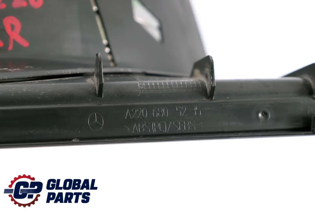 Mercedes-Benz S-Class W220 Rear Right Door Sill Step Plate Entrance Cover Trim to with Part number A2206805235 Mercedes-Benz S-Class W220 Rear Right Door Sill Step Plate Entrance Cover Trim - SKU A2206805235 - Part number A2206805235