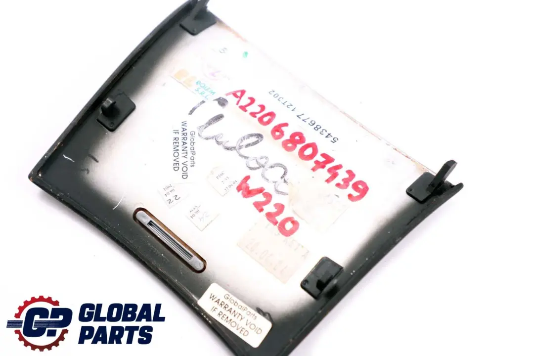 Mercedes-Benz S-Class W220 Centre Console Front Ashtray Tray Wood to with Part number A2206807439 Mercedes-Benz S-Class W220 Centre Console Front Ashtray Tray Wood - SKU A2206807439 - Part number A2206807439