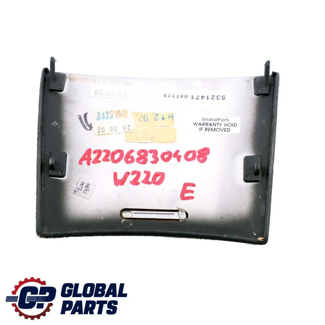 Mercedes-Benz S W220 Aufbewahrungsabdeckung Trimmen Konsole Holz Burled Walnut für mit Teilenummer A2206830408 Mercedes-Benz S W220 Aufbewahrungsabdeckung Trimmen Konsole Holz Burled Walnut - SKU A2206830408 - Teilenummer A2206830408