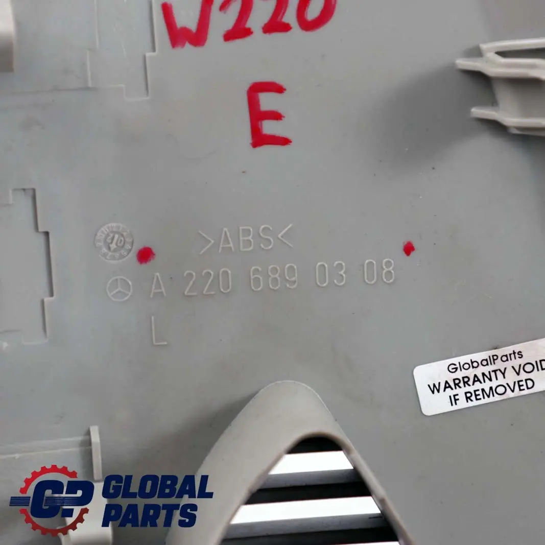 Osłona Deski Rozdzielczej Lewa do Mercedes W220 o numerze A2206890308 Mercedes W220 Osłona Deski Rozdzielczej Lewa - SKU A2206890308-1 - Numer Części A2206890308