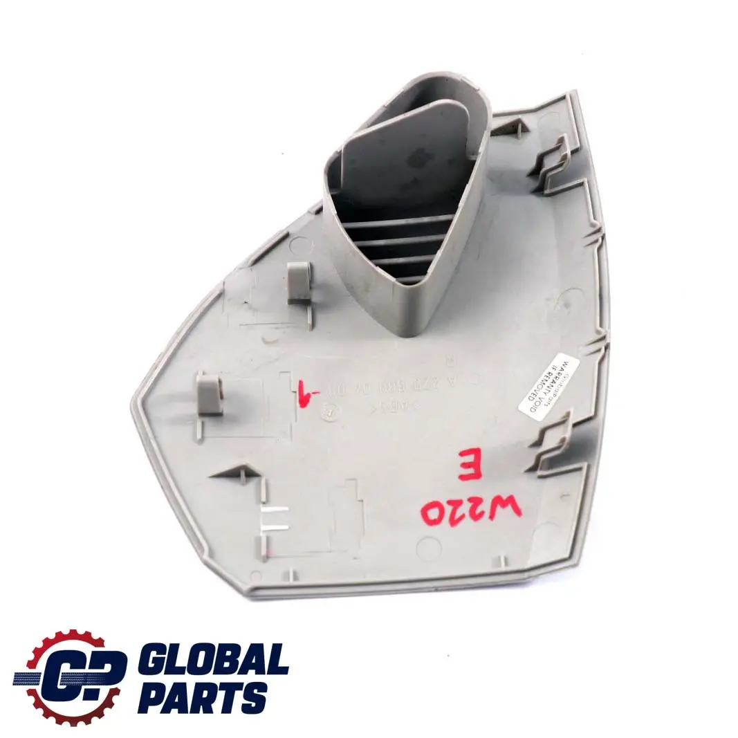 Mercedes-Benz S W220 Tableau de Bord Couverture Carenage Droite Gris pour à propos du numéro de pièce A2206890408 Mercedes-Benz S W220 Tableau de Bord Couverture Carenage Droite Gris - SKU A2206890408-1 - Numéro de pièce A2206890408