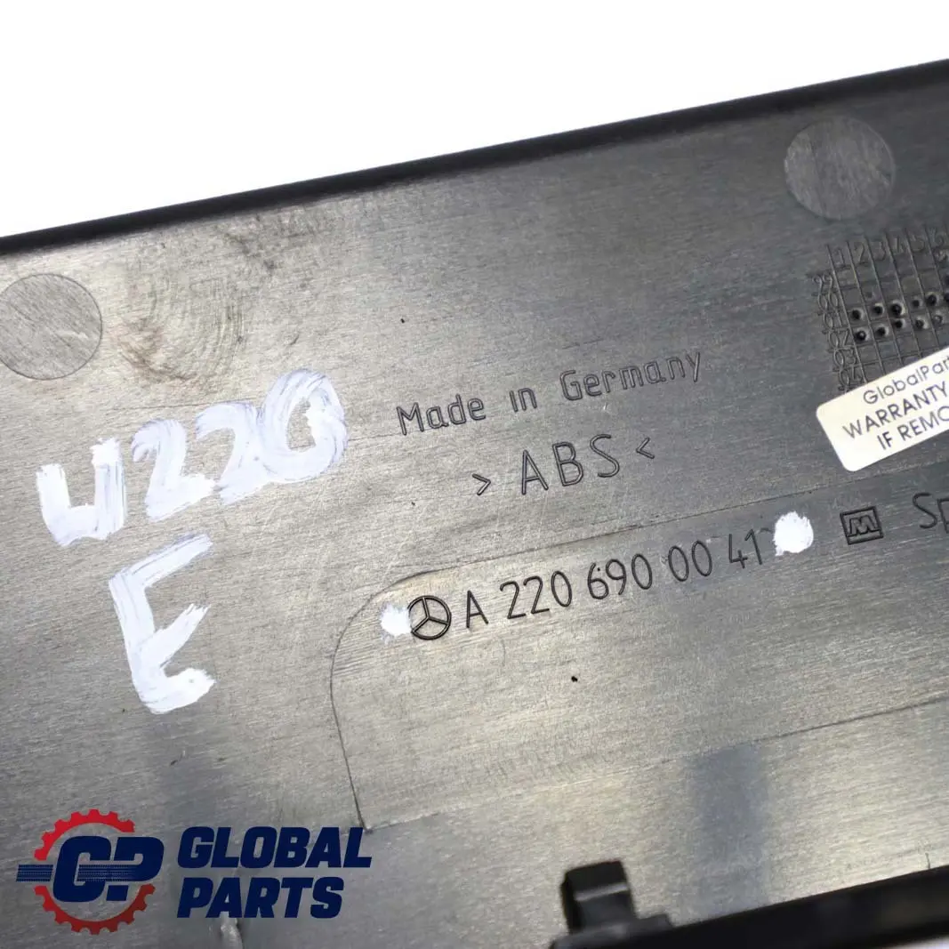  Mercedes-Benz S W220 Trunk Loading Sill Edge Trim Panel Deep Grey - SKU A2206900041 - Part number A2206900041