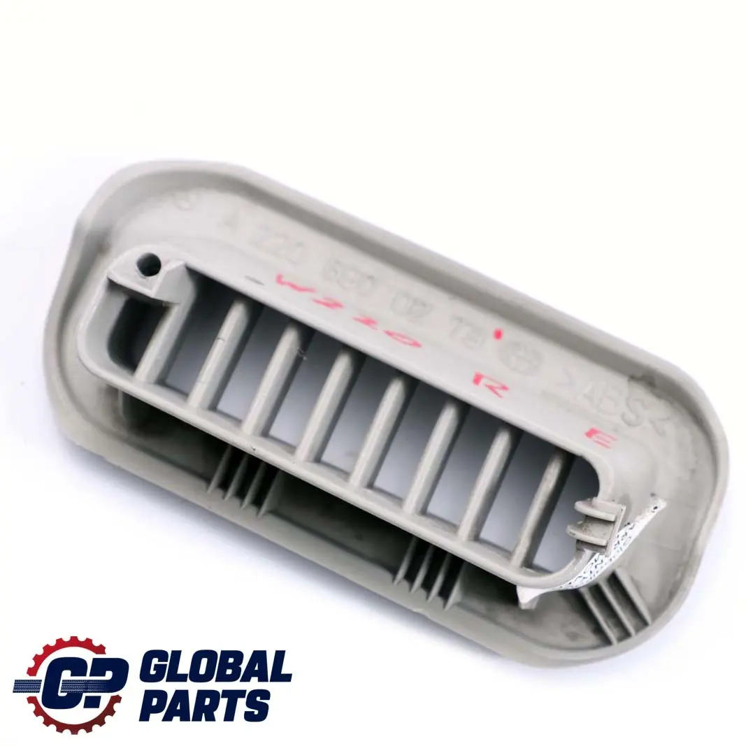 Poste delantero derecho Conducto De ventilacion Gris para Mercedes W220 con número de pieza A2206900279 Mercedes W220 Poste delantero derecho Conducto De ventilacion Gris - SKU A2206900279 - Número de pieza A2206900279