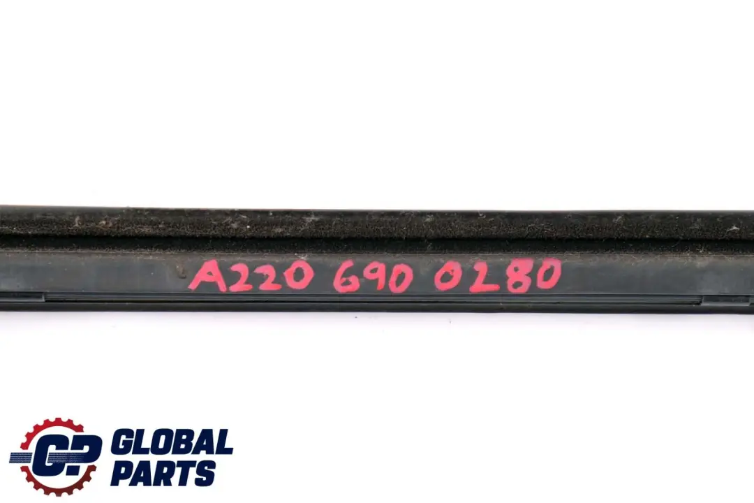 Mercedes-Benz S-Class W220 Front Right Door O/S Weatherstrip Trim Strip to with Part number A2206900280 Mercedes-Benz S-Class W220 Front Right Door O/S Weatherstrip Trim Strip - SKU A2206900280 - Part number A2206900280