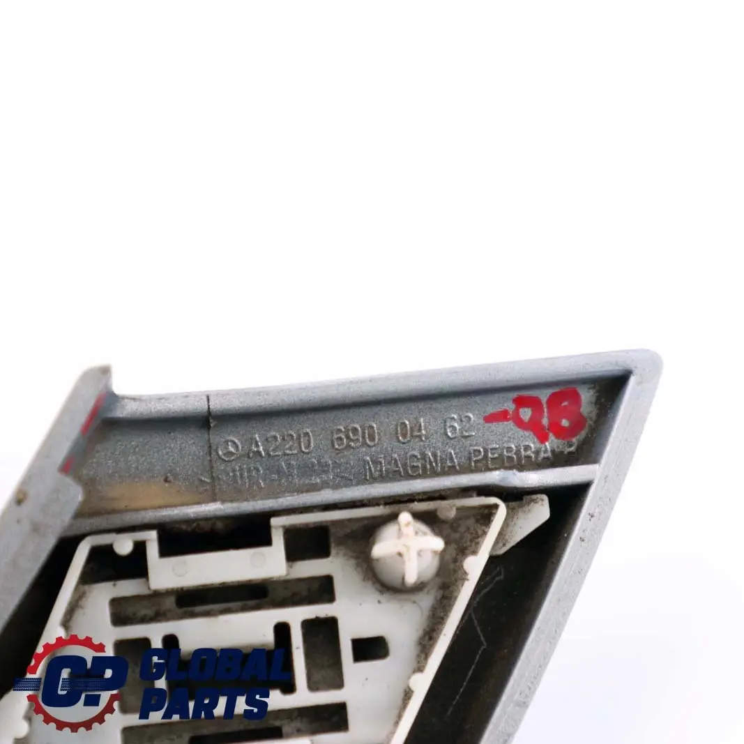 Mercedes-Benz S W220 Rear Right Fender Trim Molding Strip Chalcedonblau Blue to with Part number A2206900462 Mercedes-Benz S W220 Rear Right Fender Trim Molding Strip Chalcedonblau Blue - SKU A2206900462-QB - Part number A2206900462