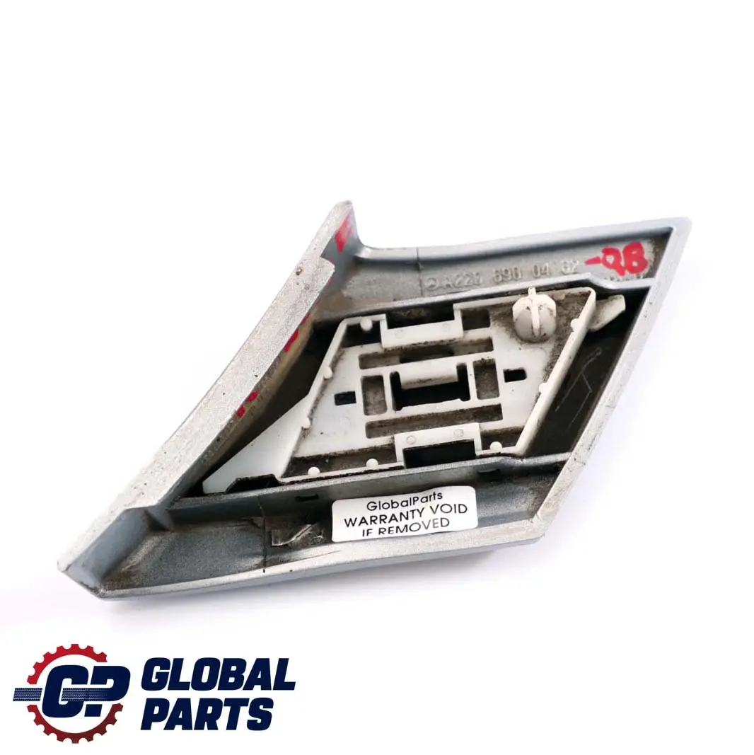  Mercedes-Benz S W220 Rear Right Fender Trim Molding Strip Chalcedonblau Blue - SKU A2206900462-QB - Part number A2206900462