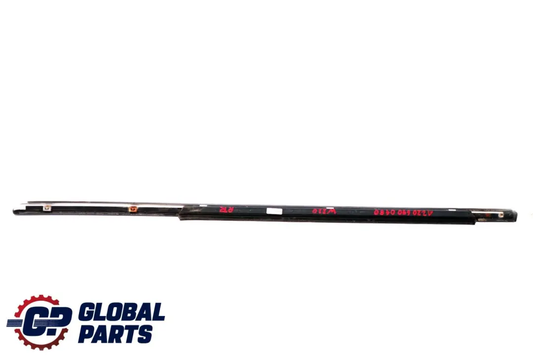 Mercedes-Benz S-Class W220 Rear Right Door O/S Weatherstrip Trim Strip to with Part number A2206900480 Mercedes-Benz S-Class W220 Rear Right Door O/S Weatherstrip Trim Strip - SKU A2206900480 - Part number A2206900480