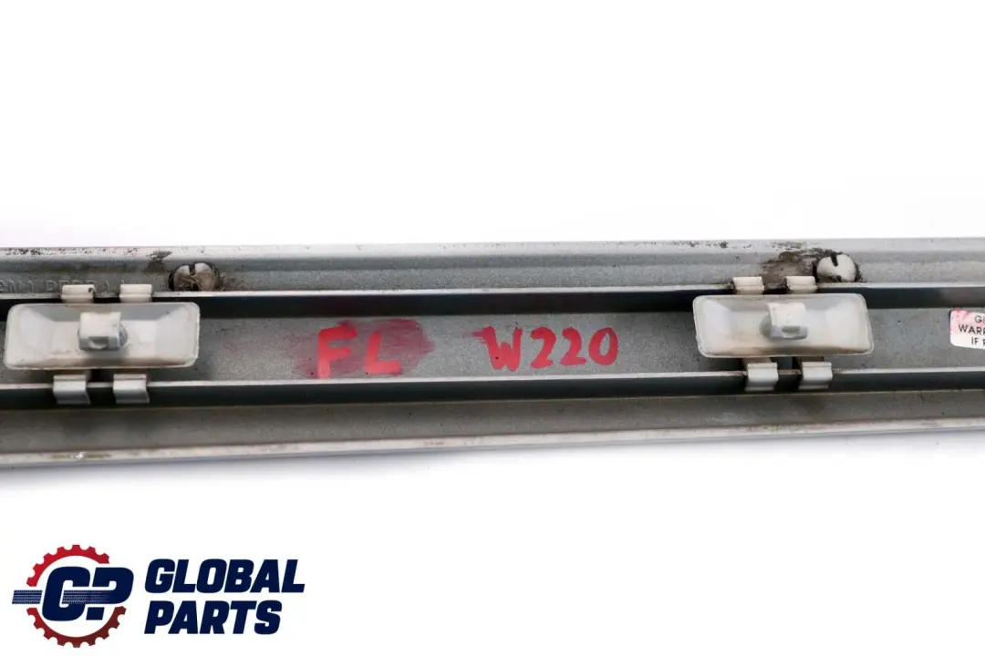 Front Left N/S Door Trim Molding Strip Chalcedonblau Blue to Mercedes S-Class W220 with Part number A2206900562 Mercedes S-Class W220 Front Left N/S Door Trim Molding Strip Chalcedonblau Blue - SKU A2206900562-QB - Part number A2206900562