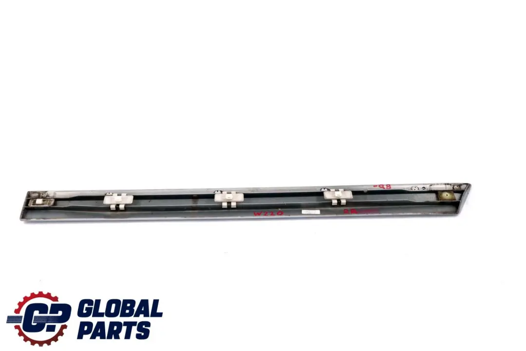 Right O/S Door Trim Molding Strip Chalcedonblau Blue to Mercedes S-Class W220 Rear with Part number A2206900862 Mercedes S-Class W220 Rear Right O/S Door Trim Molding Strip Chalcedonblau Blue - SKU A2206900862-QB - Part number A2206900862