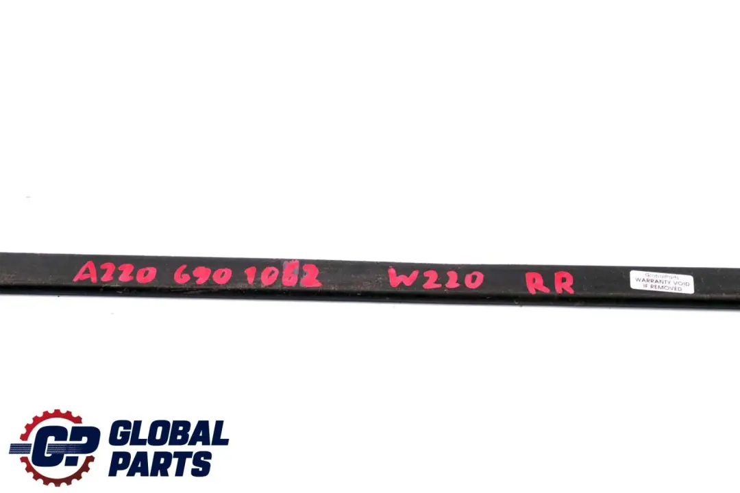 Mercedes S-Class W220 Rear Right Door O/S Trim Strip Bottom Seal - SKU A2206901062 - Part number A2206901062