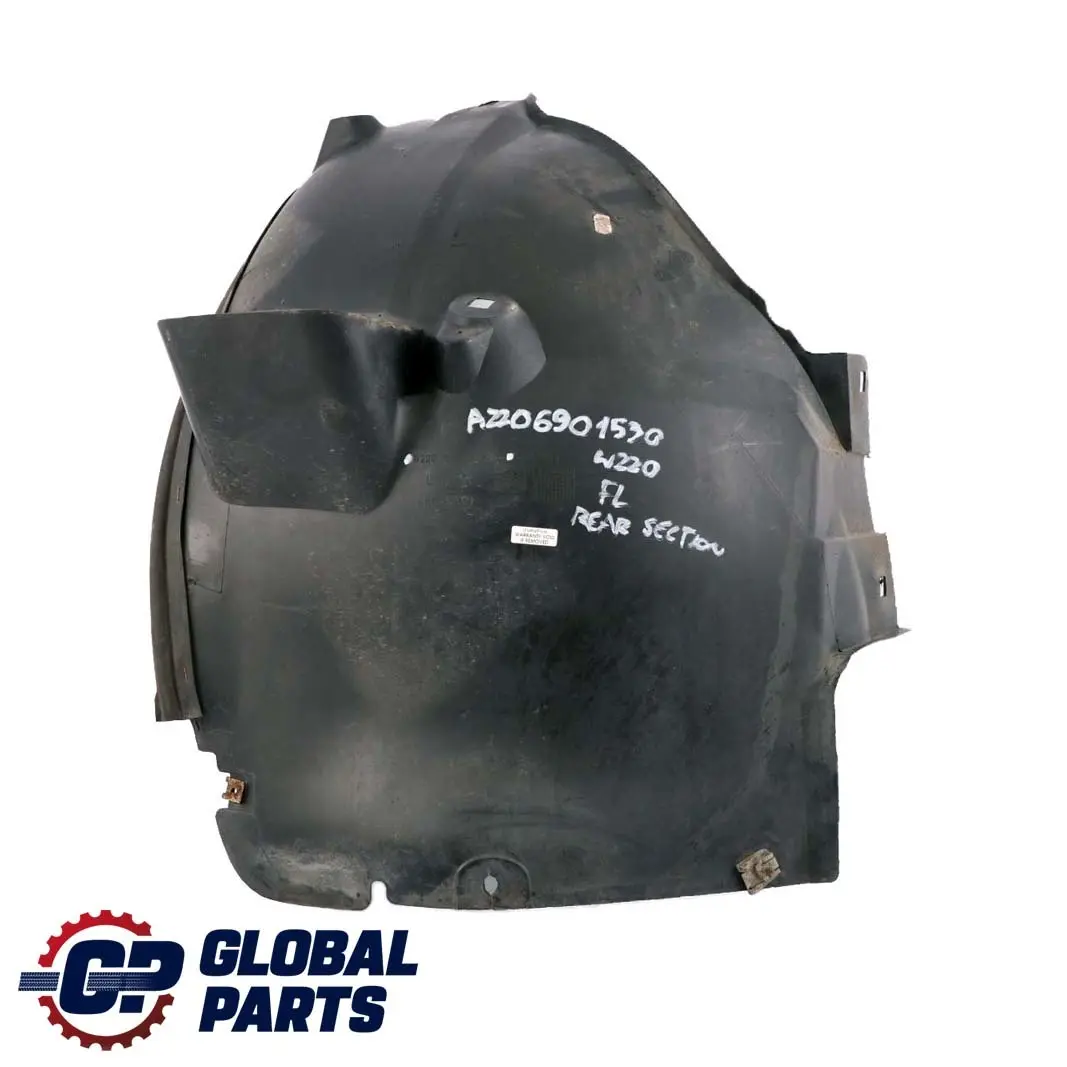 Mercedes-Benz S Class W220 Rear Section Front Left N/S Wheel Arch Trim Cover to with Part number A2206901530 Mercedes-Benz S Class W220 Rear Section Front Left N/S Wheel Arch Trim Cover - SKU A2206901530 - Part number A2206901530