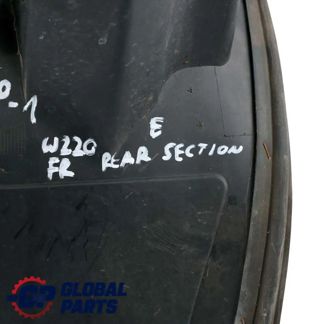 Mercedes-Benz S-Class W220 Front Right O/S Wheel Arch Rear Section Trim Cover to with Part number A2206901630 Mercedes-Benz S-Class W220 Front Right O/S Wheel Arch Rear Section Trim Cover - SKU A2206901630-1 - Part number A2206901630
