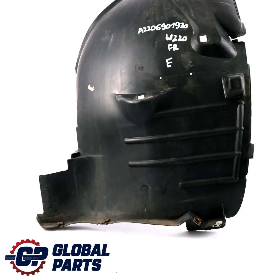Mercedes-Benz S-Class W220 Front Left N/S Front Section Wheel Arch Trim Cover to with Part number A2206901930 Mercedes-Benz S-Class W220 Front Left N/S Front Section Wheel Arch Trim Cover - SKU A2206901930 - Part number A2206901930