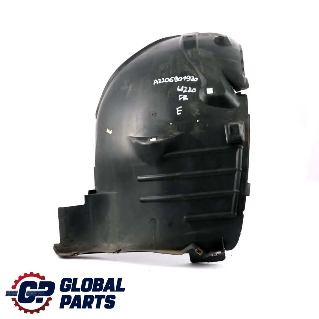 Mercedes-Benz S-Class W220 Front Left N/S Front Section Wheel Arch Trim Cover to with Part number A2206901930 Mercedes-Benz S-Class W220 Front Left N/S Front Section Wheel Arch Trim Cover - SKU A2206901930 - Part number A2206901930