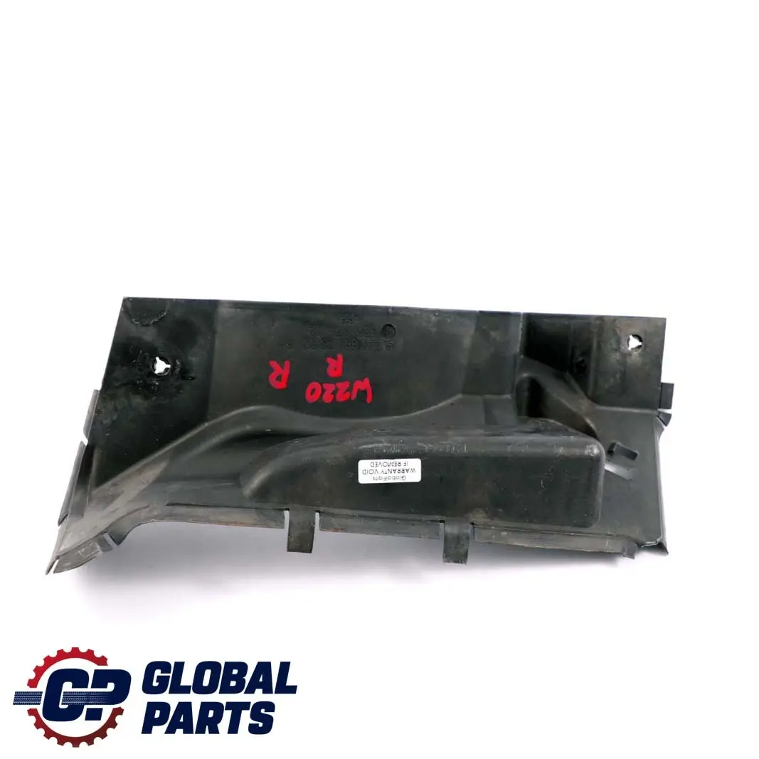 W215 W220 Osłona Prawa Nadkola Przód do Mercedes CL S o numerze A2206902630 Mercedes CL S W215 W220 Osłona Prawa Nadkola Przód - SKU A2206902630 - Numer Części A2206902630