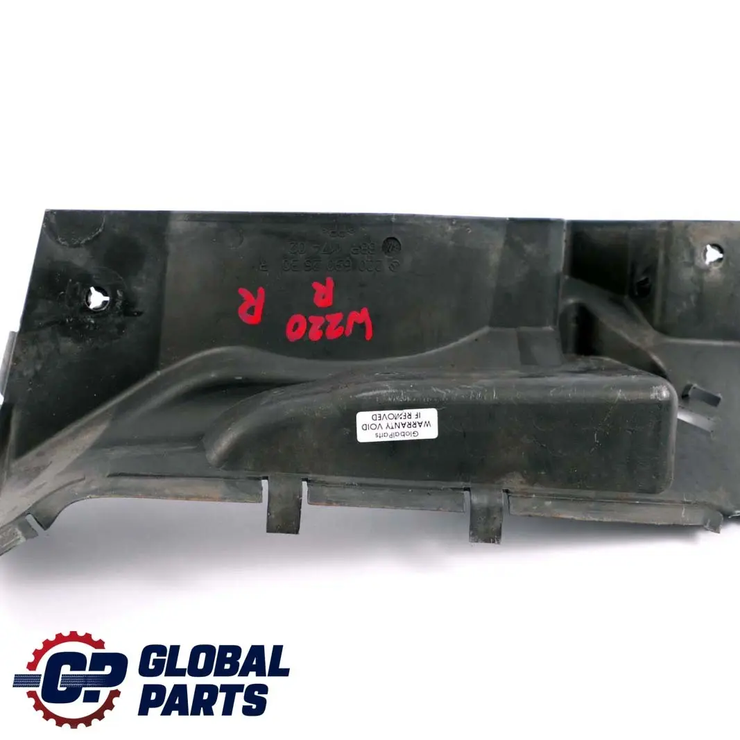 W215 W220 Delantero Derecho Embellecedor Paso De Rueda para Mercedes CL con número de pieza A2206902630 Mercedes CL W215 W220 Delantero Derecho Embellecedor Paso De Rueda - SKU A2206902630 - Número de pieza A2206902630