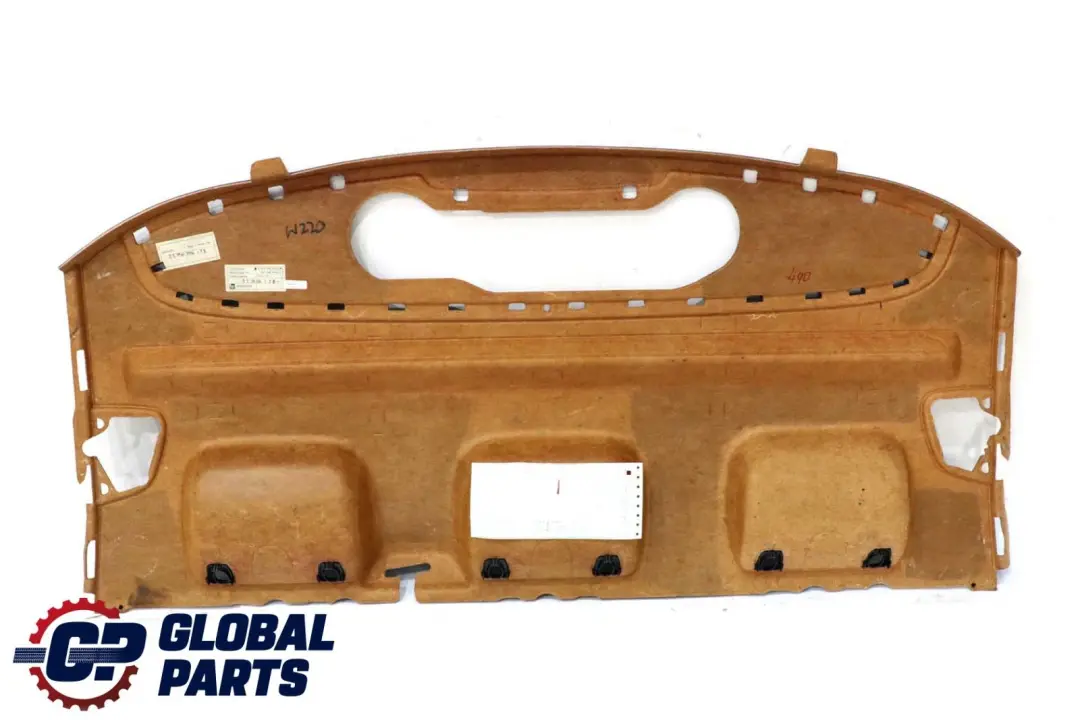 Benz S Class W220 Parcel Shelf Loudspeaker Cover Panel Trim Anthracite to Mercedes with Part number A2206904049 Mercedes Benz S Class W220 Parcel Shelf Loudspeaker Cover Panel Trim Anthracite - SKU A2206904049 - Part number A2206904049