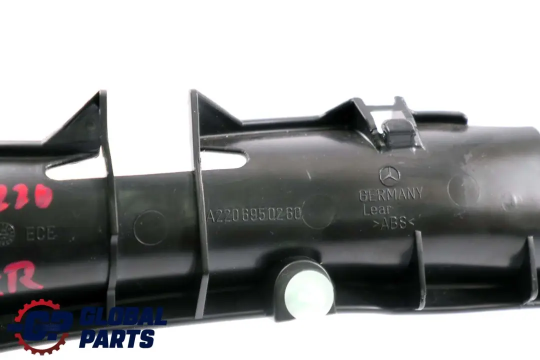 Mercedes-Benz S-Class W220 Holder Bracket Mount Trim Ledge Right to with Part number A2206950260 Mercedes-Benz S-Class W220 Holder Bracket Mount Trim Ledge Right - SKU A2206950260 - Part number A2206950260