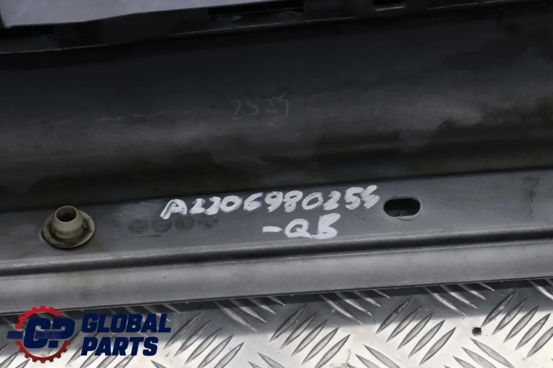 Door Sill Side Cover Skirt Right O/S Chalcedonblau Blue to Mercedes S-Class W220 with Part number A2206980254 Mercedes S-Class W220 Door Sill Side Cover Skirt Right O/S Chalcedonblau Blue - SKU A2206980254-QB - Part number A2206980254