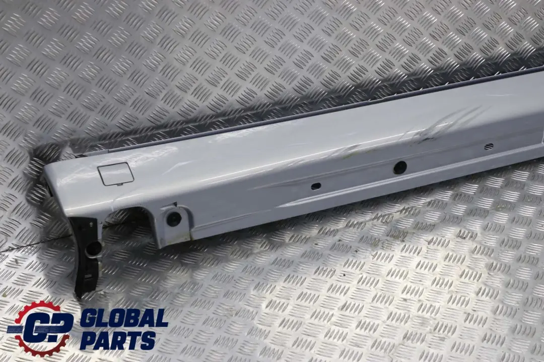 Door Sill Side Cover Skirt Right O/S Chalcedonblau Blue to Mercedes S-Class W220 with Part number A2206980254 Mercedes S-Class W220 Door Sill Side Cover Skirt Right O/S Chalcedonblau Blue - SKU A2206980254-QB - Part number A2206980254