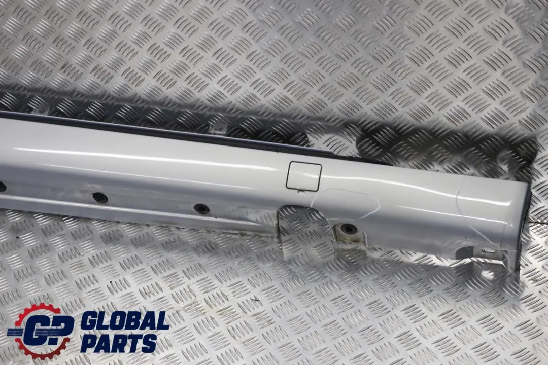 Mercedes S-Class W220 Door Sill Side Cover Skirt Right O/S Chalcedonblau Blue - SKU A2206980254-QB - Part number A2206980254