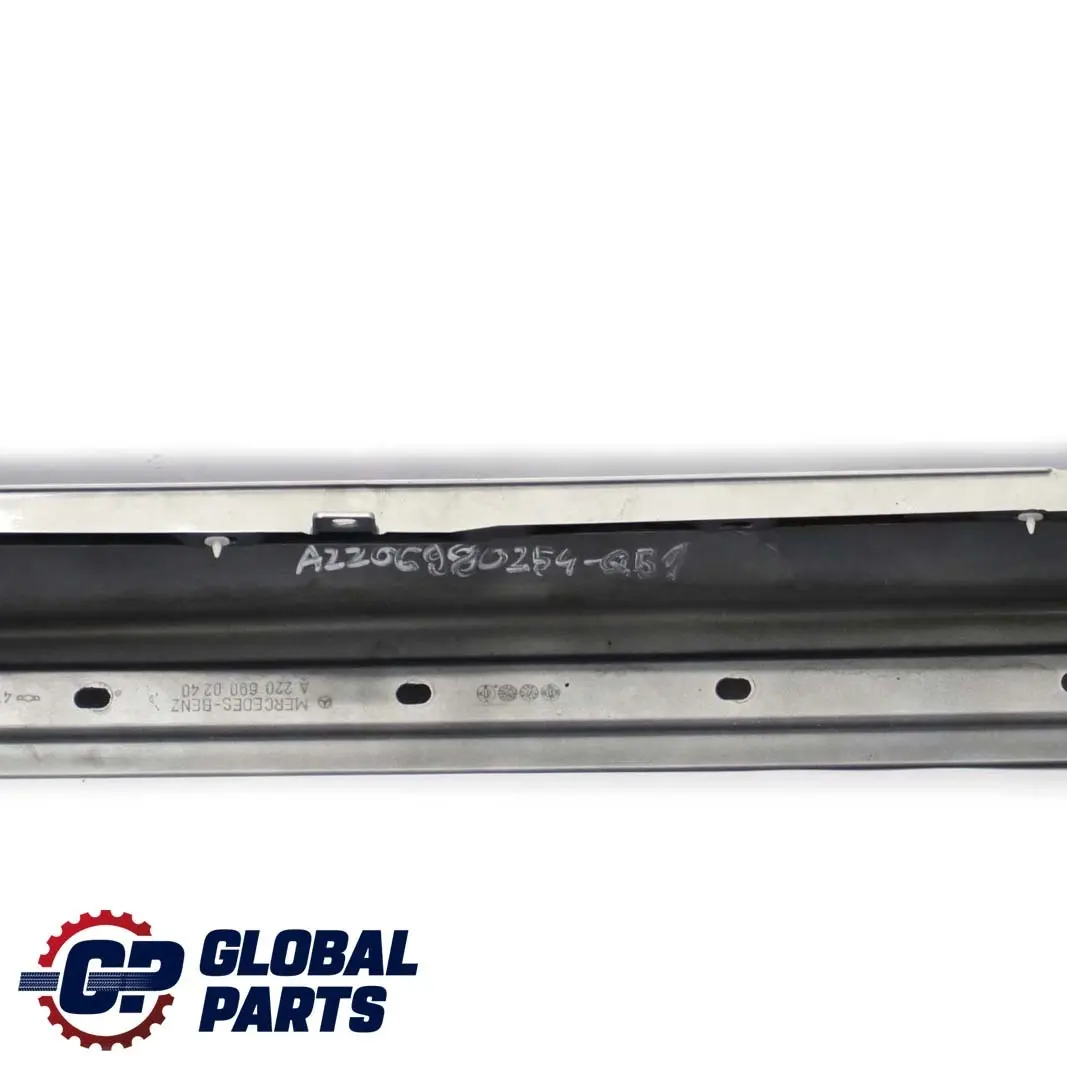  Mercedes-Benz S W220 Schwellerleiste Blende Schweller Rechts Chalcedonblau - SKU A2206980254-QB1 - Teilenummer A2206980254