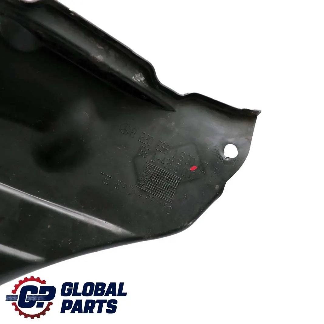 Clase W220 Tapa Trasera Derecha Guardabarros Interior para Mercedes con número de pieza A2206981830 Mercedes Clase W220 Tapa Trasera Derecha Guardabarros Interior - SKU A2206981830 - Número de pieza A2206981830