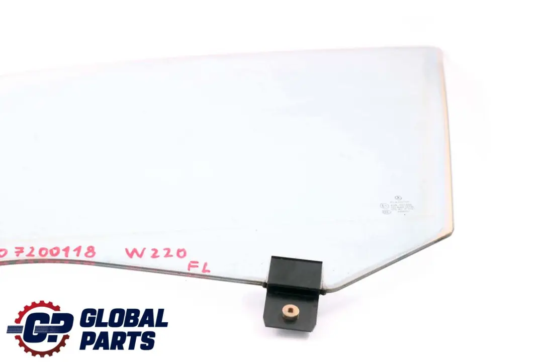  Mercedes-Benz S-Class W220 Front Left N/S Window Glass Green AS2 - SKU A2207200118 - Part number A2207200118