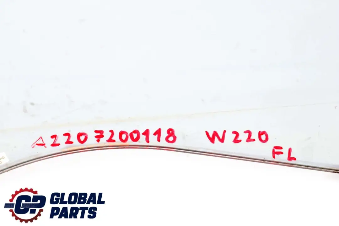  Mercedes-Benz S-Class W220 Front Left N/S Window Glass Green AS2 - SKU A2207200118 - Part number A2207200118