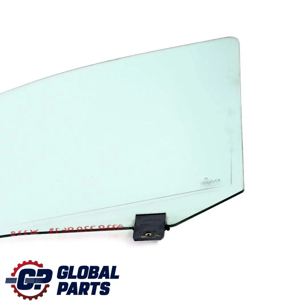 Delantero Derecho Cristal AS2 Verde para Mercedes W220 con número de pieza A2207200418 Mercedes W220 Delantero Derecho Cristal AS2 Verde - SKU A2207200418 - Número de pieza A2207200418