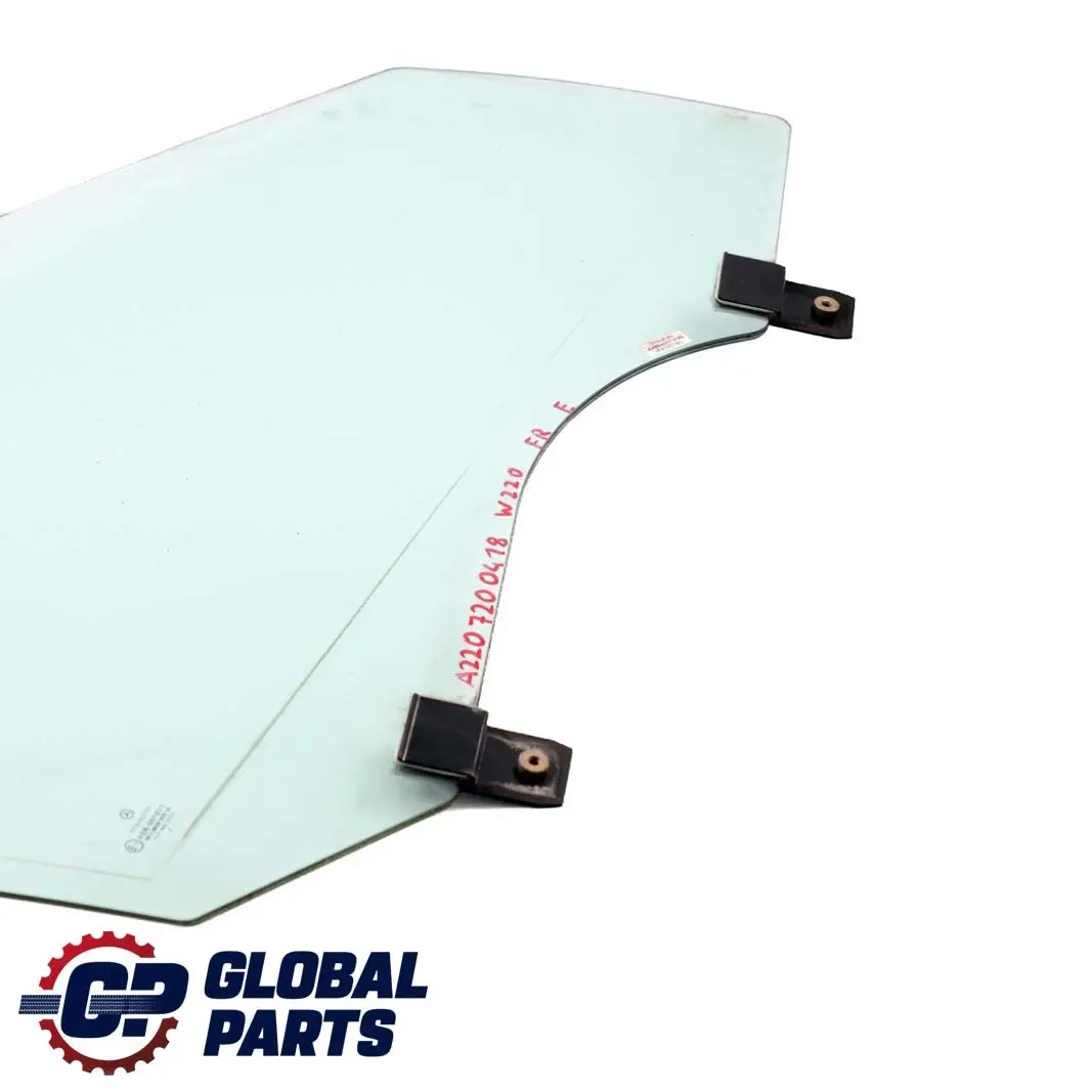 Front Right O/S Window Glass AS2 Green to Mercedes W220 with Part number A2207200418 Mercedes W220 Front Right O/S Window Glass AS2 Green - SKU A2207200418 - Part number A2207200418