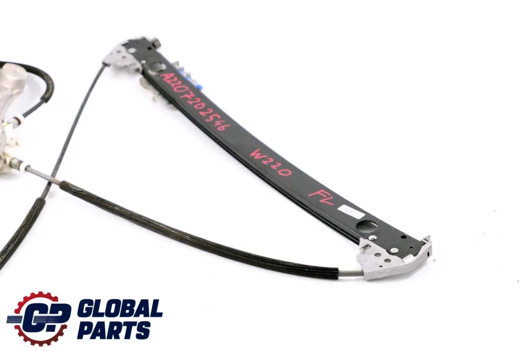 Mercedes-Benz S-Class W220 Front Left Door N/S Window Regulator Lifter Electric to with Part number A2207202546 Mercedes-Benz S-Class W220 Front Left Door N/S Window Regulator Lifter Electric - SKU A2207202546 - Part number A2207202546